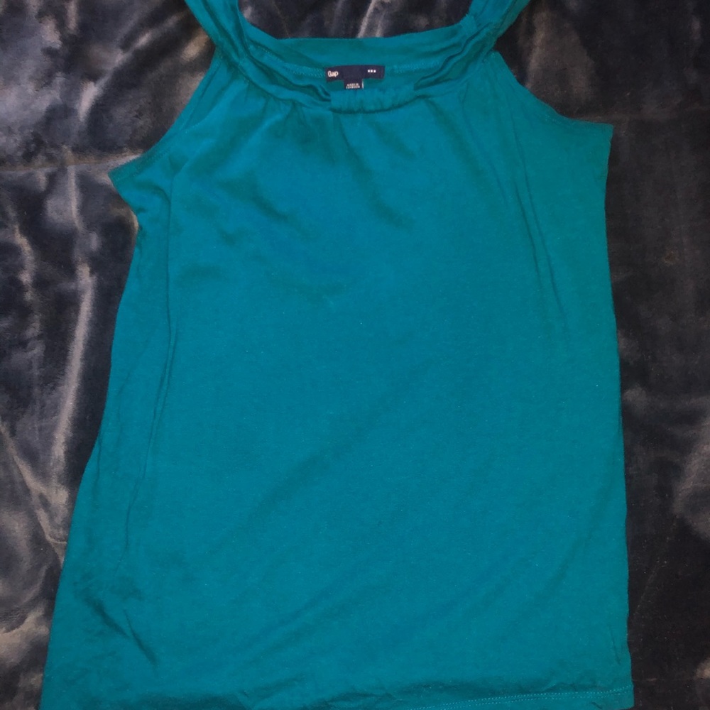 Gap turquoise tank top